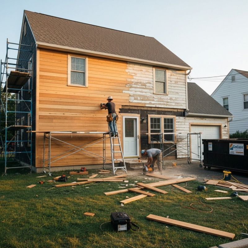 Composite Siding Installation